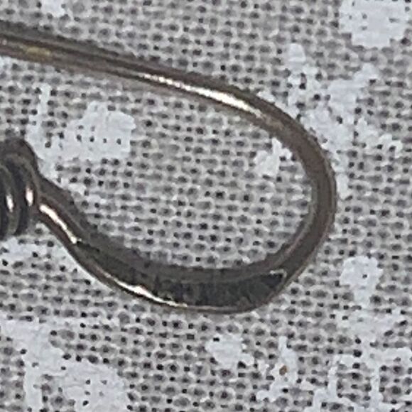 Sterling Silver 925 Blue Orange Coral Drop Earrings Pierced - Picture 5 of 12